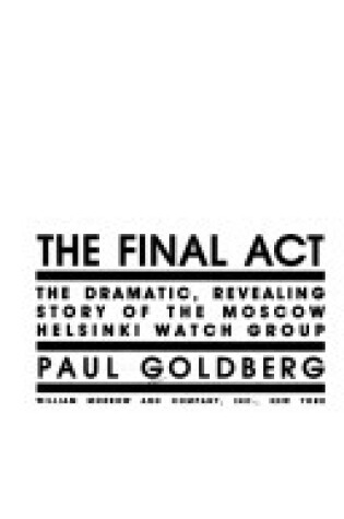 Cover of The Final Act