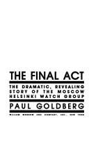 Book cover for The Final Act