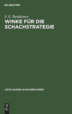 Book cover for Winke Für Die Schachstrategie