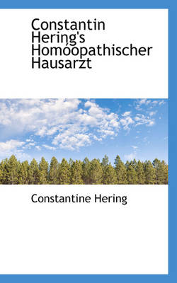 Book cover for Constantin Hering's Homoopathischer Hausarzt