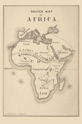 Book cover for Vintage Map of Africa Journal