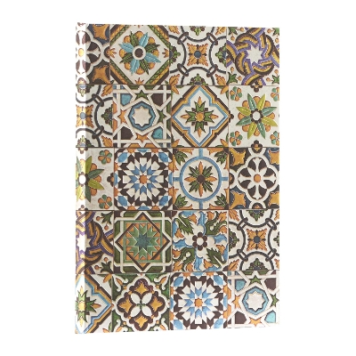 Book cover for Porto (Portuguese Tiles) Midi Lined Hardback Journal (Elastic Band Closure)