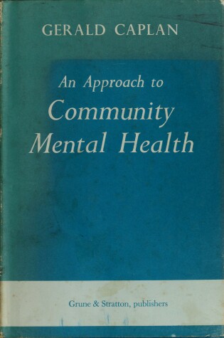 Cover of Approach to Community Mental Health