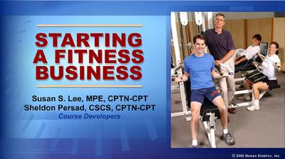 Book cover for Starting a Fitness Business Course-NT