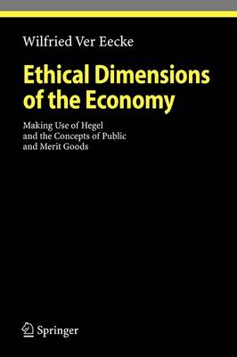Book cover for Ethical Dimensions of the Economy