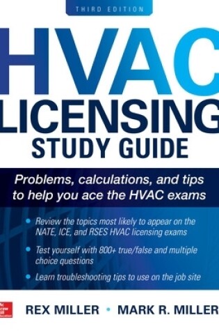 Cover of HVAC Licensing Study Guide, Third Edition