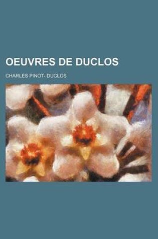 Cover of Oeuvres de Duclos (1)