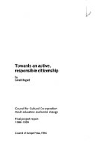 Cover of Towards an Active Responsible Citizenship
