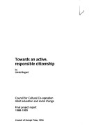 Book cover for Towards an Active Responsible Citizenship