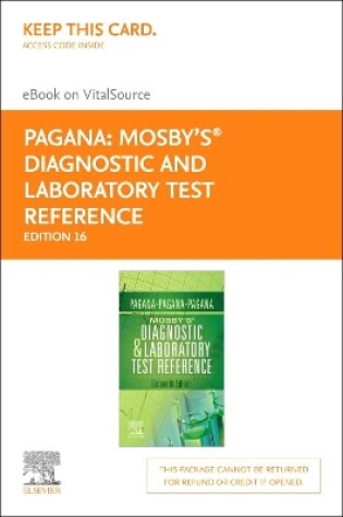 Cover of Mosby's(r) Diagnostic and Laboratory Test Reference - Elsevier eBook on Vitalsource (Retail Access Card)