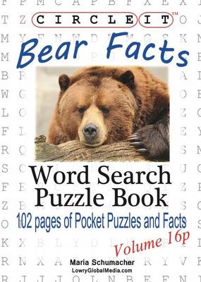 Book cover for Circle It, Bear Facts, Pocket Size, Word Search, Puzzle Book