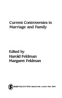 Book cover for Current Controversies in Marriage and Family Studies