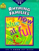 Book cover for School Zone 1-3 Rhyming Families