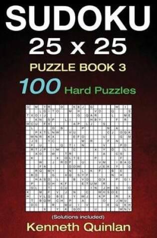 Cover of SUDOKU 25 x 25 Puzzle Book 3