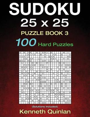 Cover of SUDOKU 25 x 25 Puzzle Book 3