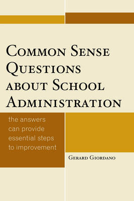 Book cover for Common Sense Questions about School Administration