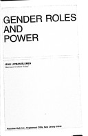 Cover of Gender Roles and Power