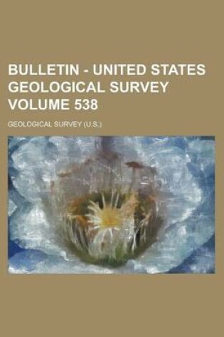 Cover of Bulletin - United States Geological Survey Volume 538
