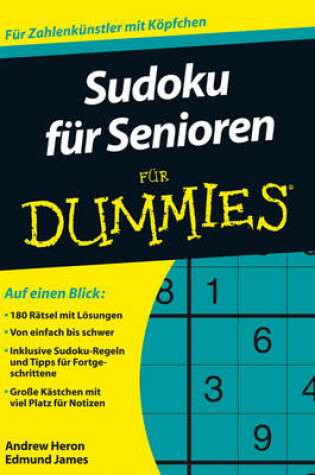 Cover of Sudoku für Senioren für Dummies