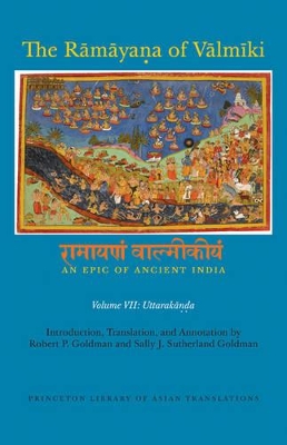 Cover of The Rāmāyaṇa of Vālmīki: An Epic of Ancient India, Volume VII