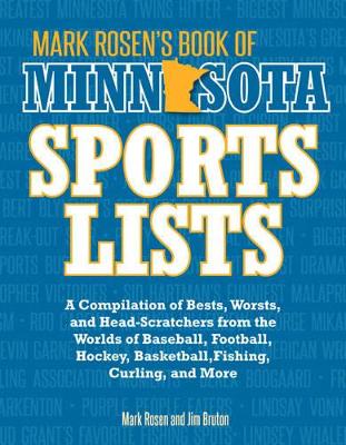 Book cover for Mark Rosen's Book of Minnesota Sports Lists