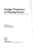 Cover of Strategic Perspectives on Planning Practice