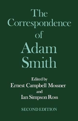 Book cover for The Glasgow Edition of the Works and Correspondence of Adam Smith: VI: Correspondence