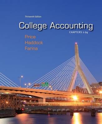 Book cover for College Accounting (Chapters 1-24) with Connect Access Card