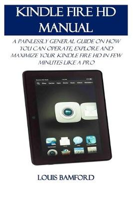 Book cover for Kindle Fire HD Manual