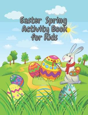 Book cover for Easter Spring Activity Book for Kids