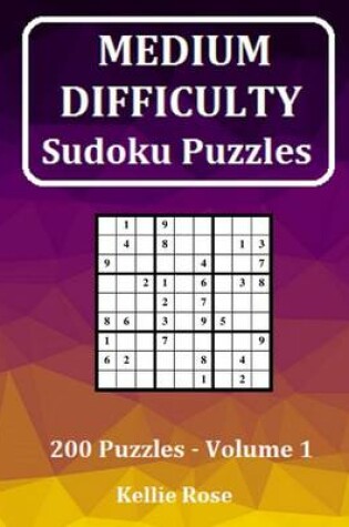 Cover of Medium Difficulty Sudoku Puzzles Volume 1