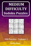 Book cover for Medium Difficulty Sudoku Puzzles Volume 1