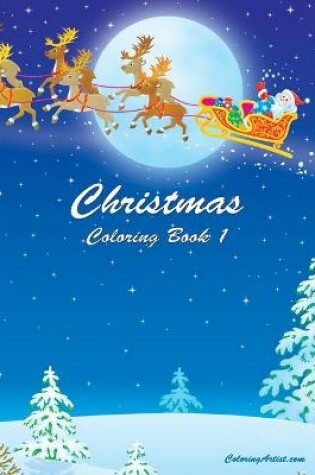 Cover of Christmas Coloring Book 1