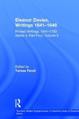 Cover of Eleanor Davies, Writings 1641–1646