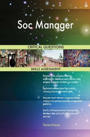 Cover of Soc Manager Critical Questions Skills Assessment