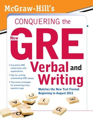 Book cover for McGraw-Hill's Conquering the New GRE Verbal and Writing