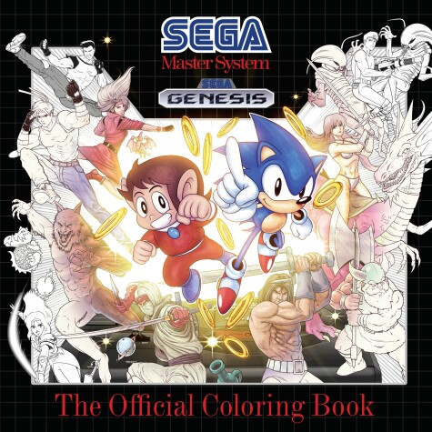 Book cover for SEGA: The Official Coloring Book