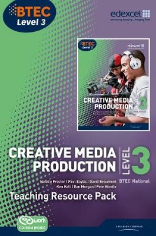 Cover of BTEC Level 3 National Creative Media Production Teaching Resource Pack