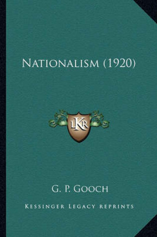 Cover of Nationalism (1920) Nationalism (1920)