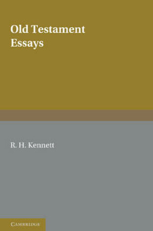 Cover of Old Testament Essays