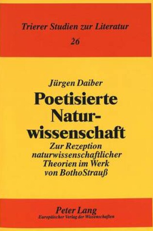 Cover of Poetisierte Naturwissenschaft