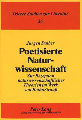 Book cover for Poetisierte Naturwissenschaft