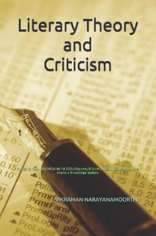 Cover of Literary Theory and Criticism