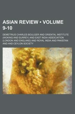 Cover of Asian Review (Volume 9-10)