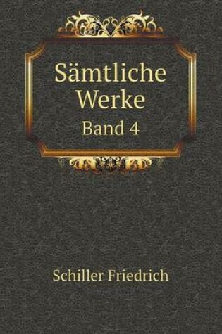 Cover of Sämtliche Werke Band 4