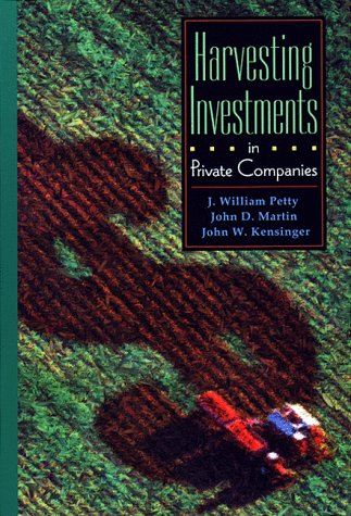 Book cover for Harvesting Investments in Private Companies