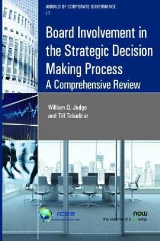 Cover of Board Involvement in the Strategic Decision Making Process