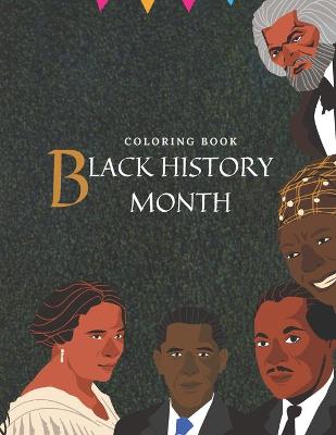 Book cover for Coloring Book Black History Month