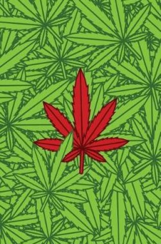 Cover of Cannabis Rating Journal - Red Maple Leaf