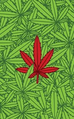 Book cover for Cannabis Rating Journal - Red Maple Leaf